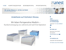 Tablet Screenshot of anest.de